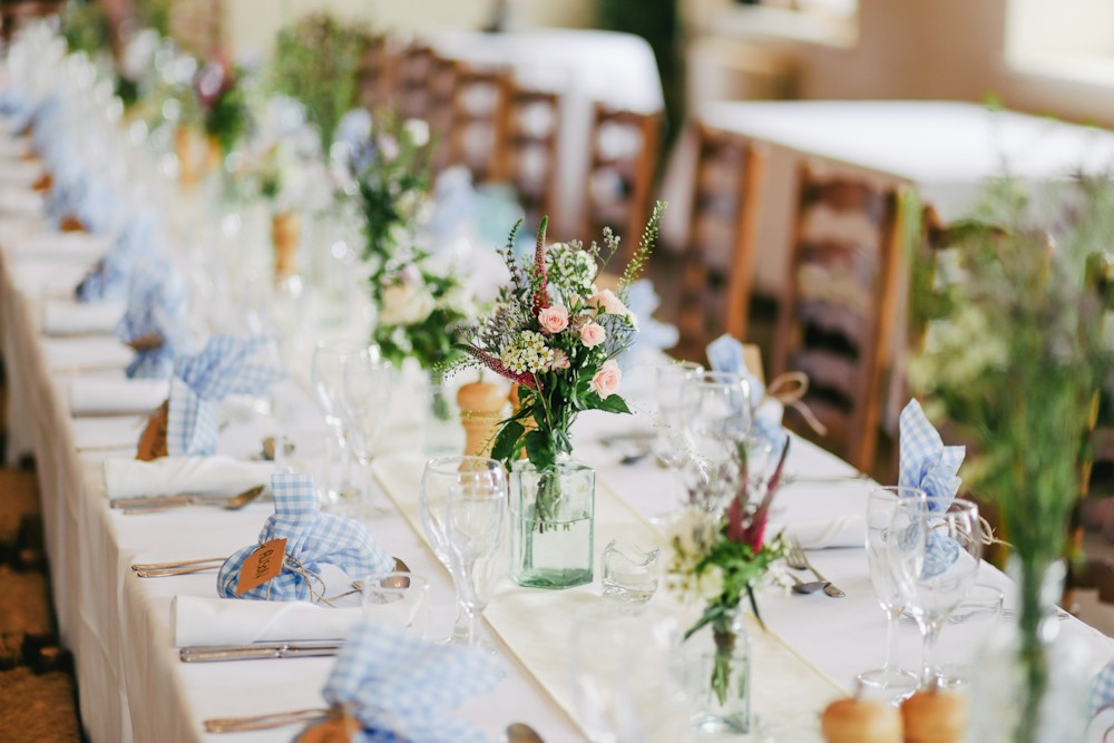 Thoughtfully styled wedding table